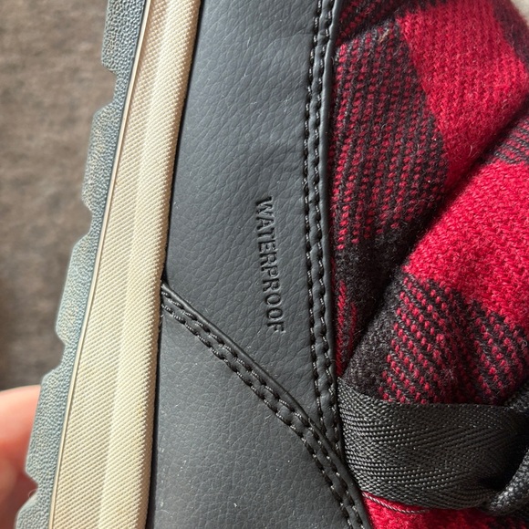 Sorel Red and Black Checkered Boots - Picture 9 of 10